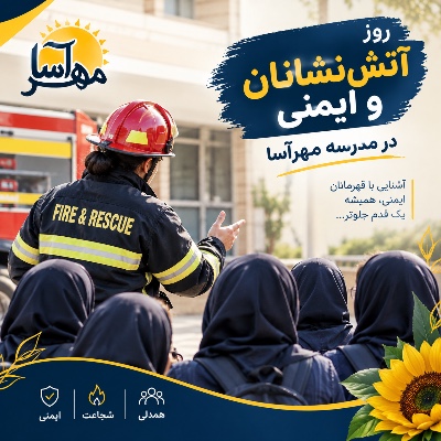 مراسم روز آتش نشان و ایمنی